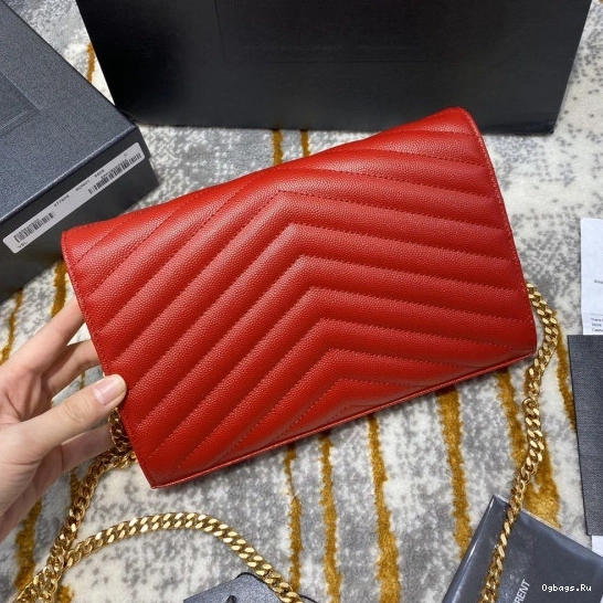 WALLET MATELASSÉ YSL CASSANDRE CHAIN 0714